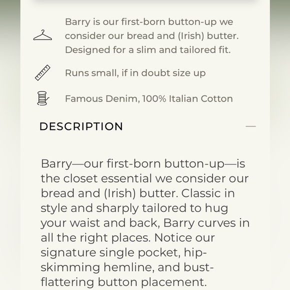 Frank & Eileen Barry Tailored Button-Up Shirt. - Picture 3 of 9